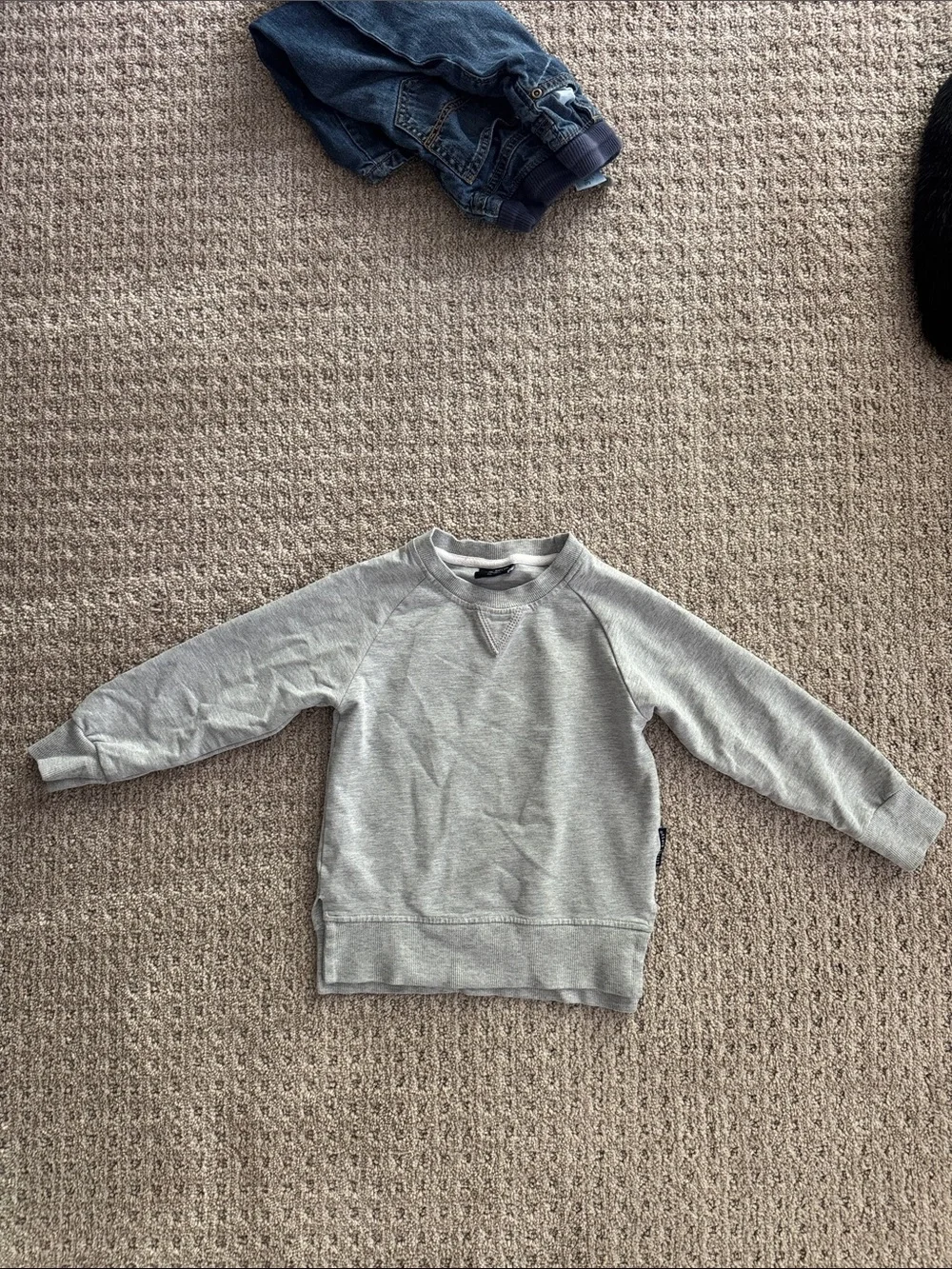 Little Bipsy Grey Crewneck Sweatshirt — EUC — 2T-3T
